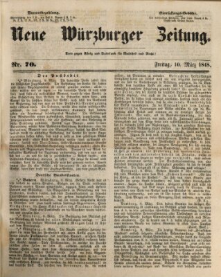 Neue Würzburger Zeitung Freitag 10. März 1848