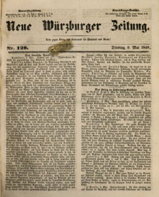 Neue Würzburger Zeitung Dienstag 9. Mai 1848