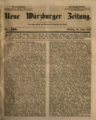 Neue Würzburger Zeitung Montag 19. Juni 1848