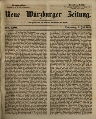 Neue Würzburger Zeitung Donnerstag 6. Juli 1848