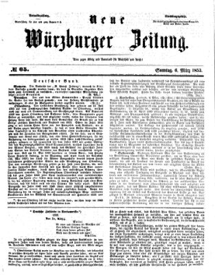 Neue Würzburger Zeitung Sonntag 6. März 1853