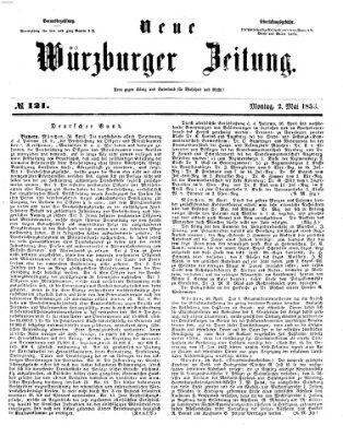 Neue Würzburger Zeitung Montag 2. Mai 1853