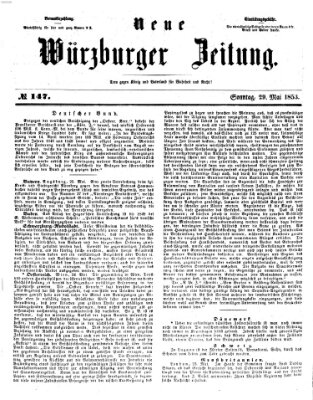 Neue Würzburger Zeitung Sonntag 29. Mai 1853