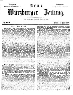 Neue Würzburger Zeitung Freitag 3. Juni 1853