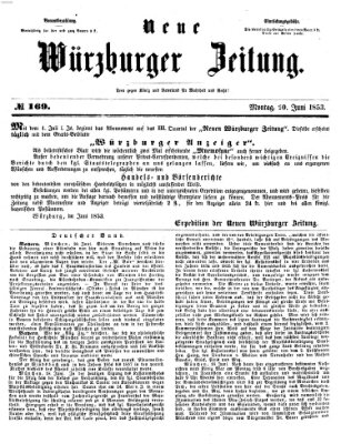 Neue Würzburger Zeitung Montag 20. Juni 1853