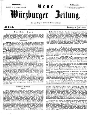 Neue Würzburger Zeitung Dienstag 5. Juli 1853