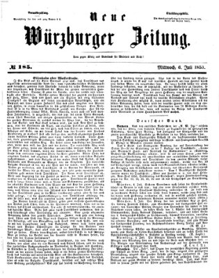 Neue Würzburger Zeitung Mittwoch 6. Juli 1853