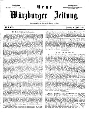 Neue Würzburger Zeitung Freitag 8. Juli 1853