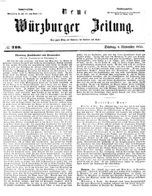 Neue Würzburger Zeitung Dienstag 8. November 1853