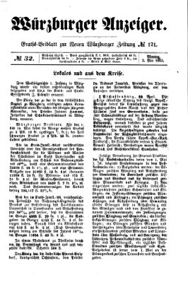 Würzburger Anzeiger (Neue Würzburger Zeitung) Montag 2. Mai 1853