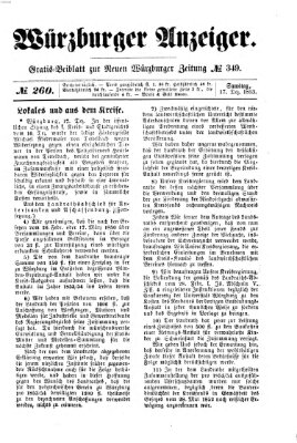 Würzburger Anzeiger (Neue Würzburger Zeitung) Samstag 17. Dezember 1853