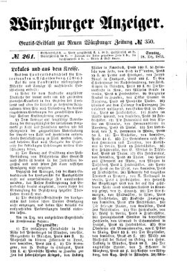 Würzburger Anzeiger (Neue Würzburger Zeitung) Sonntag 18. Dezember 1853