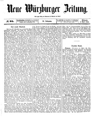 Neue Würzburger Zeitung Mittwoch 5. April 1854