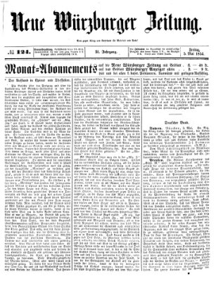 Neue Würzburger Zeitung Freitag 5. Mai 1854