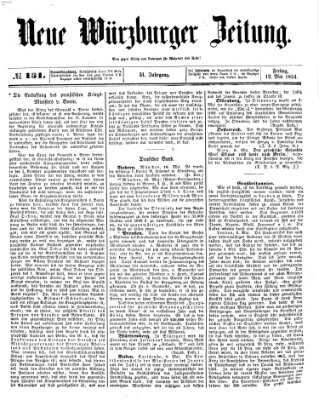 Neue Würzburger Zeitung Freitag 12. Mai 1854