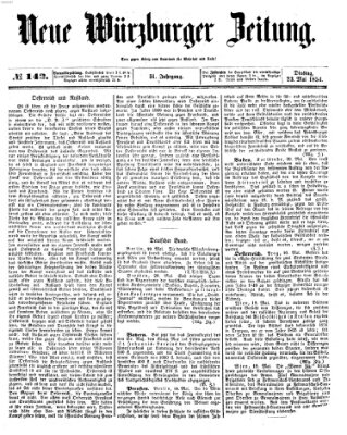 Neue Würzburger Zeitung Dienstag 23. Mai 1854