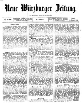 Neue Würzburger Zeitung Freitag 11. August 1854