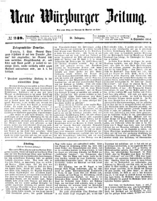 Neue Würzburger Zeitung Freitag 8. September 1854