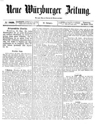 Neue Würzburger Zeitung Donnerstag 28. September 1854