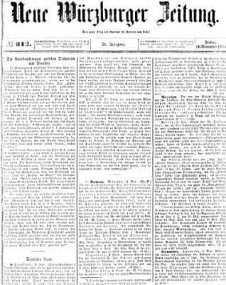 Neue Würzburger Zeitung Freitag 10. November 1854