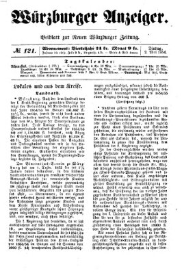 Würzburger Anzeiger (Neue Würzburger Zeitung) Dienstag 2. Mai 1854