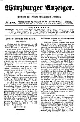 Würzburger Anzeiger (Neue Würzburger Zeitung) Mittwoch 3. Mai 1854