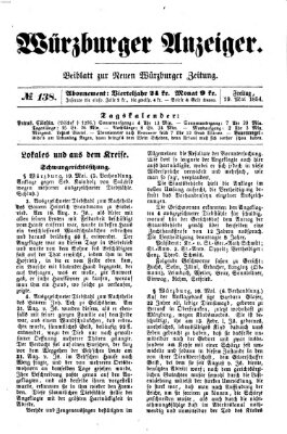 Würzburger Anzeiger (Neue Würzburger Zeitung) Freitag 19. Mai 1854