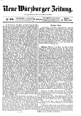 Neue Würzburger Zeitung Freitag 23. März 1855