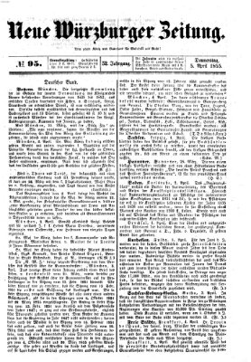 Neue Würzburger Zeitung Donnerstag 5. April 1855