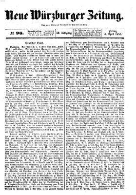 Neue Würzburger Zeitung Freitag 6. April 1855