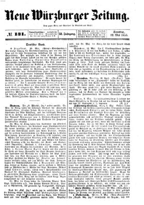 Neue Würzburger Zeitung Samstag 12. Mai 1855