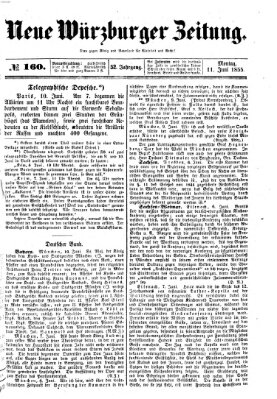 Neue Würzburger Zeitung Montag 11. Juni 1855