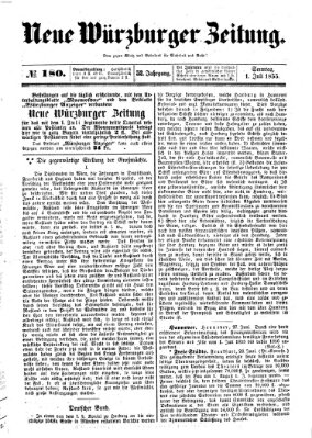 Neue Würzburger Zeitung Sonntag 1. Juli 1855