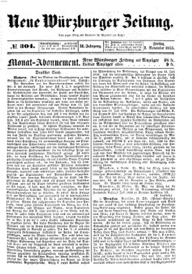 Neue Würzburger Zeitung Freitag 2. November 1855