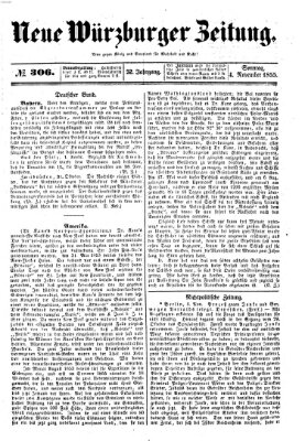 Neue Würzburger Zeitung Sonntag 4. November 1855