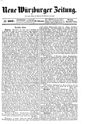 Neue Würzburger Zeitung Montag 5. November 1855