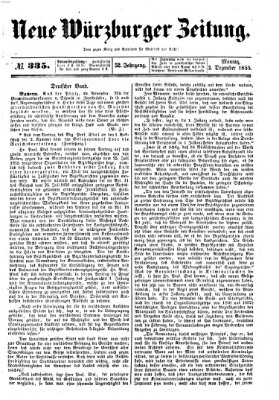 Neue Würzburger Zeitung Montag 3. Dezember 1855