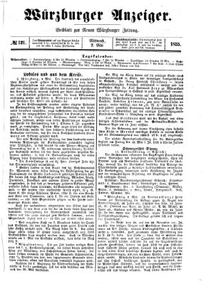 Würzburger Anzeiger (Neue Würzburger Zeitung) Mittwoch 2. Mai 1855