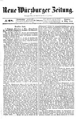 Neue Würzburger Zeitung Samstag 8. März 1856