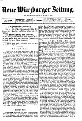 Neue Würzburger Zeitung Montag 31. März 1856