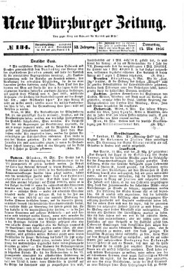 Neue Würzburger Zeitung Donnerstag 15. Mai 1856