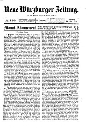 Neue Würzburger Zeitung Samstag 31. Mai 1856