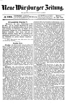 Neue Würzburger Zeitung Sonntag 15. Juni 1856