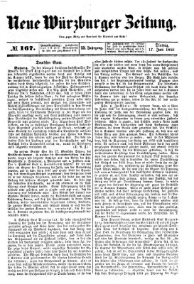 Neue Würzburger Zeitung Dienstag 17. Juni 1856