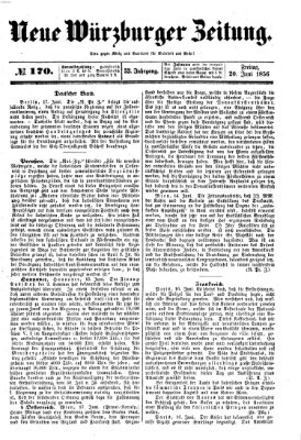 Neue Würzburger Zeitung Freitag 20. Juni 1856