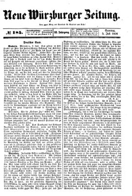 Neue Würzburger Zeitung Samstag 5. Juli 1856