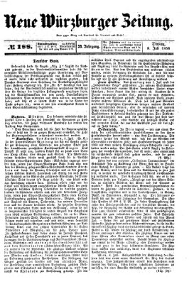 Neue Würzburger Zeitung Dienstag 8. Juli 1856