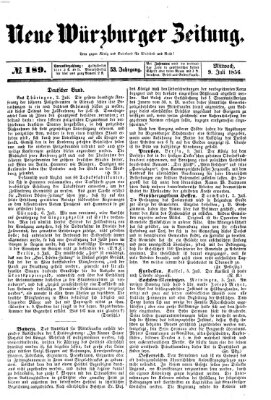 Neue Würzburger Zeitung Mittwoch 9. Juli 1856