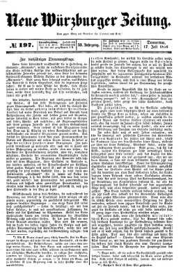 Neue Würzburger Zeitung Donnerstag 17. Juli 1856