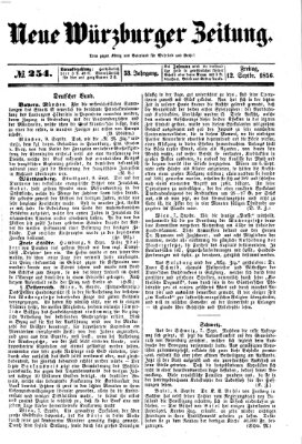Neue Würzburger Zeitung Freitag 12. September 1856